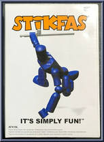 Ninja Blue from Stikfas - G2 Alpha Male manufactured by Banyj [Front]