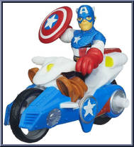 Captain America with Shield Racer Action Figure