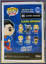 Classic Superman from Superman - Pop! Vinyl Figures manufactured by Funko [Back]