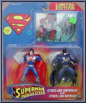 Cyber-Link Superman & Cyber-Link Batman from Superman - Man of Steel - Limited Editions manufactured by Kenner [Front]