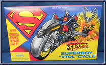 Superboy VTOL Cycle from Superman - Man of Steel - Vehicles manufactured by Kenner [Front]