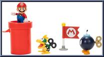 Airship Deck Diorama Playset from Super Mario - Playsets manufactured by Jakks Pacific [Loose]