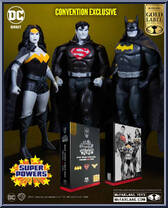 Batman / Superman / Wonder Woman (Black & White Accent Edition) (Gold Label) Action Figure