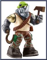 '80s Rocksteady from Tales of the Teenage Mutant Ninja Turtles - Wanted: Bebop & Rocksteady manufactured by Playmates [Loose]
