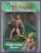 Tarzan (Jungle Surfing) from Tarzan - Disney's - Basic Series manufactured by Mattel [Front]