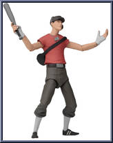Scout (Red) from Team Fortress 2 - Series 4 manufactured by Neca [Loose]