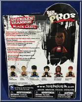 Shuriken Shannon from Tech Deck Pros - Basic Series manufactured by Spinmaster [Back]