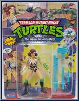 April, the Ninja Newscaster from Teenage Mutant Ninja Turtles - 1992 - Basic Figures manufactured by Playmates [Front]