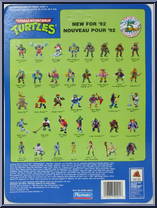 April, the Ninja Newscaster from Teenage Mutant Ninja Turtles - 1992 - Basic Figures manufactured by Playmates [Back]