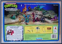 Cave Beast Bebop (with Boadacious Brontosaurus) from Teenage Mutant Ninja Turtles - Cave Turtles manufactured by Playmates [Back]