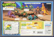 Cave Turtle Raph (with Tubular Pterodactyl) from Teenage Mutant Ninja Turtles - Cave Turtles manufactured by Playmates [Back]