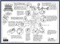 Mutant Donatello Sewer-Hero Playset (with Cards) from Teenage Mutant Ninja Turtles - Mini Mutants manufactured by Playmates [Instructions]
