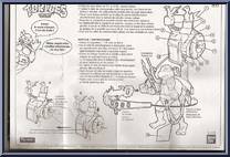 Don's Telephone Line Rider Back Pack from Teenage Mutant Ninja Turtles - 1991 - Accessories manufactured by Playmates [Instructions]