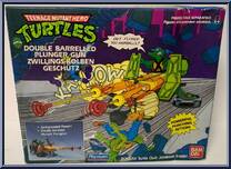 Double Barreled Plunger Gun from Teenage Mutant Ninja Turtles - 1989 - Accessories manufactured by Playmates [Front]