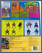 Foot Soldier from Teenage Mutant Ninja Turtles - 1988 - Basic Figures manufactured by Playmates [Back]