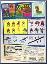 Genghis Frog from Teenage Mutant Ninja Turtles - 1989 - Basic Figures manufactured by Playmates [Back]
