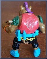 Head Spinnin' Bebop from Teenage Mutant Ninja Turtles - Wacky Action manufactured by Playmates [Loose]