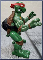 Jump Attack Jujitsu Raph from Teenage Mutant Ninja Turtles - Ninja Action Turtles manufactured by Playmates [Loose]