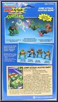 Jump Attack Jujitsu Raph from Teenage Mutant Ninja Turtles - Ninja Action Turtles manufactured by Playmates [Back]