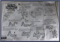 Metal Mutant Leonardo from Teenage Mutant Ninja Turtles - Metal Mutants manufactured by Playmates [Instructions]