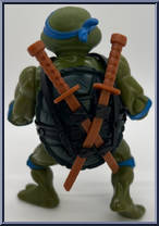 Leonardo (Soft Head) from Teenage Mutant Ninja Turtles - 1988 - Basic Figures manufactured by Playmates [Loose]