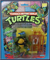 Leonardo (Soft Head) from Teenage Mutant Ninja Turtles - 1988 - Basic Figures manufactured by Playmates [Front]
