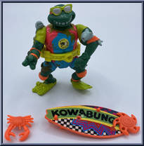Mike, the Sewer Surfer from Teenage Mutant Ninja Turtles - Disguised Turtles manufactured by Playmates [Loose]