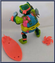 Mike, the Sewer Surfer from Teenage Mutant Ninja Turtles - Disguised Turtles manufactured by Playmates [Loose]