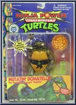 Mutatin' Donatello [Reissue] from Teenage Mutant Ninja Turtles - 10th Anniversary - Ninja Power manufactured by Playmates [Front]