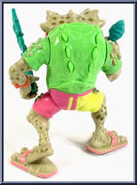 Napoleon Bonafrog from Teenage Mutant Ninja Turtles - 1990 - Basic Figures manufactured by Playmates [Loose]