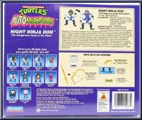 Night Ninja Don from Teenage Mutant Ninja Turtles - Auto Mutations manufactured by Playmates [Back]