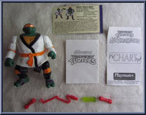 Night Ninja Mike from Teenage Mutant Ninja Turtles - Auto Mutations manufactured by Playmates [Loose]