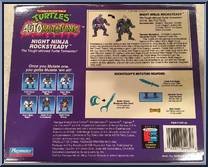 Night Ninja Rocksteady [Reissue] from Teenage Mutant Ninja Turtles - Auto Mutations manufactured by Playmates [Back]