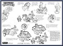 Ninja Grapplor from Teenage Mutant Ninja Turtles - 1993 - Accessories manufactured by Playmates [Instructions]