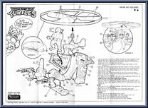 Pizza Powered Turtle Prop from Teenage Mutant Ninja Turtles - 1994 - Accessories manufactured by Playmates [Instructions]