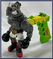 Power Punchin' Rocksteady from Teenage Mutant Ninja Turtles - Smash 'em Bash 'em Figures manufactured by Playmates [Loose]