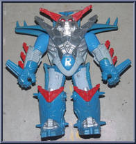 Raph from Teenage Mutant Ninja Turtles - Cyber Samurai manufactured by Playmates [Loose]