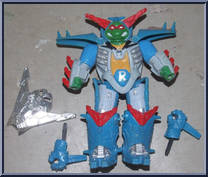 Raph from Teenage Mutant Ninja Turtles - Cyber Samurai manufactured by Playmates [Loose]