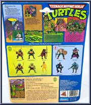 Raphael from Teenage Mutant Ninja Turtles - 1988 - Basic Figures manufactured by Playmates [Back]