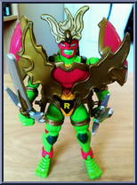 Fire Warrior Raphael from Teenage Mutant Ninja Turtles - Mutant Masters manufactured by Playmates [Loose]