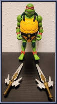 Fire Warrior Raphael from Teenage Mutant Ninja Turtles - Mutant Masters manufactured by Playmates [Loose]