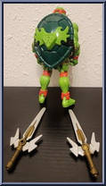 Fire Warrior Raphael from Teenage Mutant Ninja Turtles - Mutant Masters manufactured by Playmates [Loose]