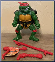Talkin' Raphael from Teenage Mutant Ninja Turtles - Talkin' Turtles manufactured by Playmates [Loose]
