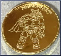 Rhinoman [Reissue] from Teenage Mutant Ninja Turtles - Sewer Heroes manufactured by Playmates [Coin]