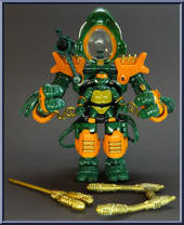 Robotation Michaelangelo from Teenage Mutant Ninja Turtles - Muta Force manufactured by Playmates [Loose]