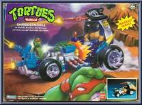Shreddermobile from Teenage Mutant Ninja Turtles - 1991 - Accessories manufactured by Playmates [Back]