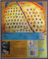 Splinter [Reissue] from Teenage Mutant Ninja Turtles - 1994 - Basic Figures (with Cards) manufactured by Playmates [Back]