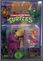 Splinter [Reissue] from Teenage Mutant Ninja Turtles - 1994 - Basic Figures (with Cards) manufactured by Playmates [Front]