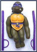 Stretch Donatello from Teenage Mutant Ninja Turtles - Stretch Turtles manufactured by Playmates [Loose]