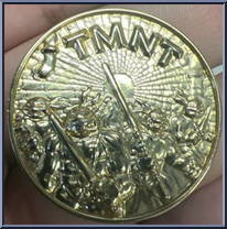 Super Mike [Reissue] from Teenage Mutant Ninja Turtles - Sewer Heroes manufactured by Playmates [Coin]